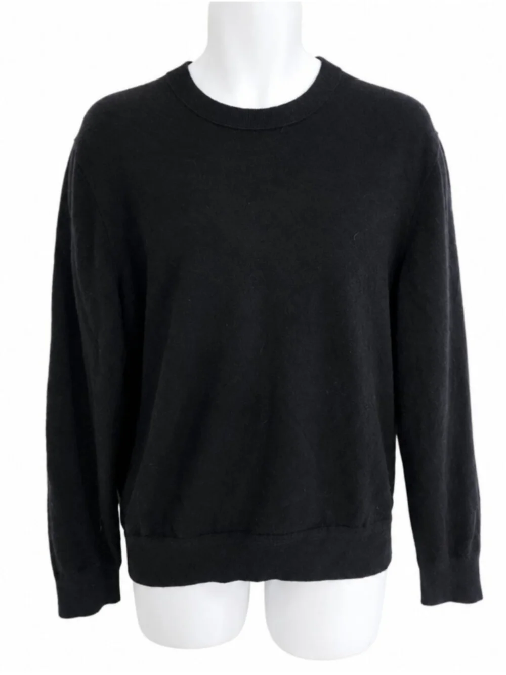 Banana Republic 100% Cashmere Black Crewneck Sweater Men's Large